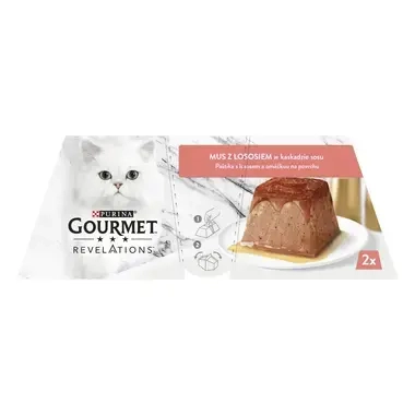 Gourmet® Revelations® Karma dla kotów mus z łososiem 114 g (2 x 57 g)