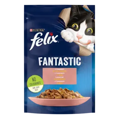 Felix Fantastic Karma dla kotów z łososiem w galaretce 85 g