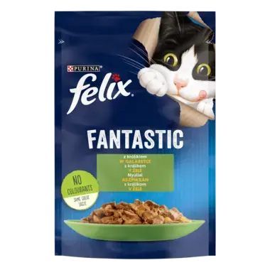 Felix Fantastic Karma dla kotów królik w galaretce 85 g