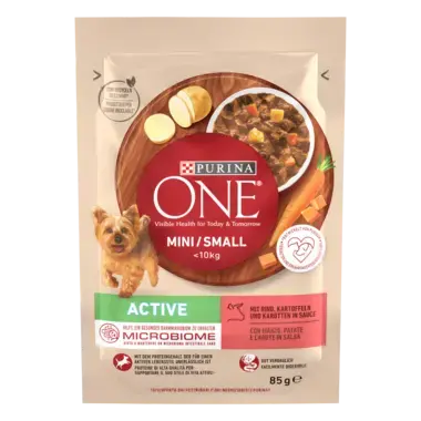 Purina ONE® Mini <10 kg Active z wołowiną