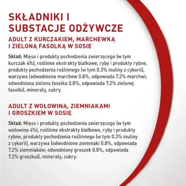 PURINA ONE Mini Adult z Kurczakiem oraz Wołowiną
