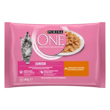 Saszetka z mokrym jedzeniem dla kociąt Purina ONE
