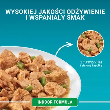 Purina One Indoor mokra karma dla kota - wysokiej jakości odżywienie i wspaniały smak