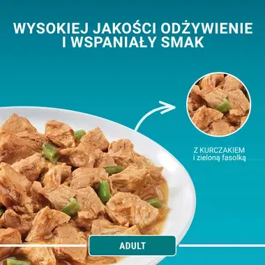 Purina One Adult z kurczakiem mokra karma dla kota - wysokiej jakości odżywienie i wspaniały smak