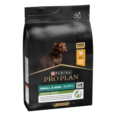 PRO PLAN Healthy Start Small & Mini Puppy Karma sucha dla szczeniąt ras małych i miniaturowych, Bogata w Kurczaka