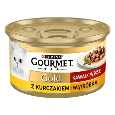 GOLD z Wątróbką i Kurczakiem w sosie