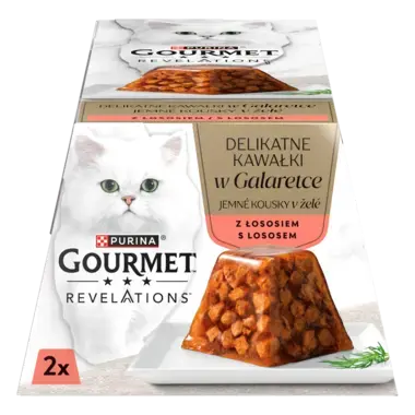 GOURMET™ REVELATIONS™ Delikatne Kawałki z Łososiem w Galaretce