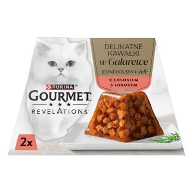 GOURMET™ REVELATIONS™ Delikatne Kawałki z Łososiem w Galaretce