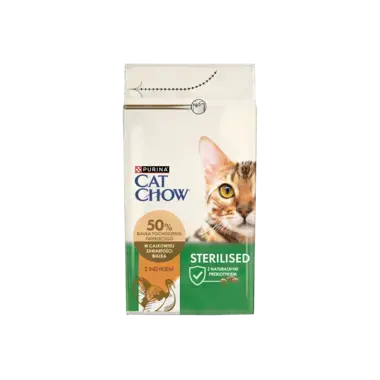 PURINA® CAT CHOW® Sterilised - Karma dla kotów po zabiegu sterylizacji z Indykiem