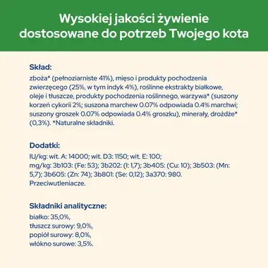 PURINA® CAT CHOW® Sterilised - Karma dla kotów po zabiegu sterylizacji z Indykiem