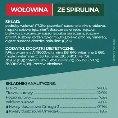Purina ONE DualNature™ Spirulina Sterilized Wołowina
