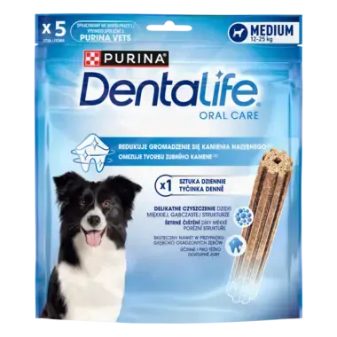 Purina® DentaLife® Przekąski Stomatologiczne dla średniej wielkości psów