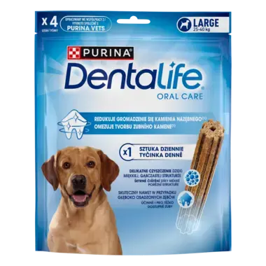 Purina® DentaLife® Przekąski Stomatologiczne dla dużych psów