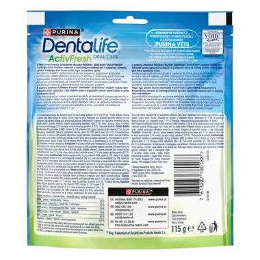 Purina® DentaLife® ActivFresh Uzupełniająca karma dla średniej wielkości psów
