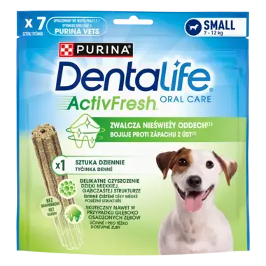 Purina® DentaLife® ActivFresh Uzupełniająca karma dla małych psów