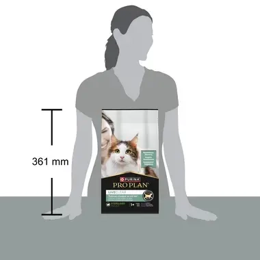 PURINA® PRO PLAN® LIVECLEAR® Sterilised Adult 1+ years dla dorosłych kotów po zabiegu sterylizacji Bogata w Indyka