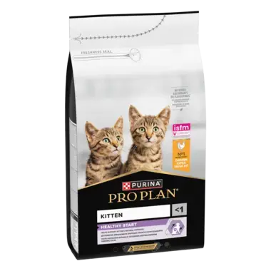 PRO PLAN® Kitten HEALTHY START, Karma sucha dla kociąt, Bogata w Kurczaka