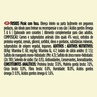 Friskies® Picnic Karma dla psów z wołowiną 42 g (5 sztuk)