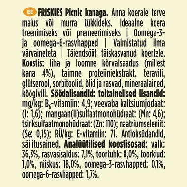 Friskies® Picnic Karma dla psów z kurczakiem 42 g (5 sztuk)