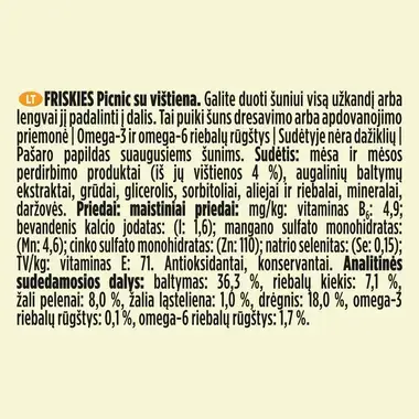 Friskies® Picnic Karma dla psów z kurczakiem 42 g (5 sztuk)