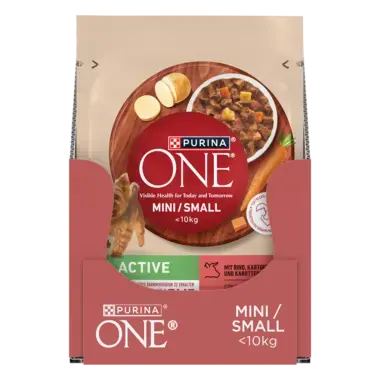 Purina ONE® Mini <10 kg Active z Wołowiną