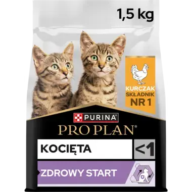 PRO PLAN® Kitten HEALTHY START, Karma sucha dla kociąt, Bogata w Kurczaka