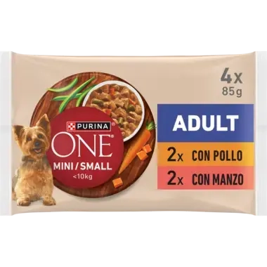 Purina ONE® Mini <10 kg Adult z Kurczakiem oraz Wołowiną