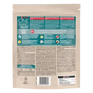 PURINA ONE ® BEZZBOŻOWA receptura dla kotów wysterylizowanych, Bogata w Wołowinę