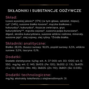 PRO PLAN® SENSITIVE SKIN, Karma sucha dla dorosłych psów ras dużych atletycznych o wrażliwej skórze, Bogata w Łososia