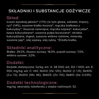 PRO PLAN® SENSITIVE SKIN, Karma sucha dla dorosłych psów ras średnich o wrażliwej skórze, Bogata w Łososia