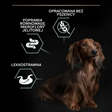 PRO PLAN® SENSITIVE DIGESTION, Karma sucha bezzbożowa dla dorosłych psów ras małych i miniaturowych z wrażliwym układem pokar