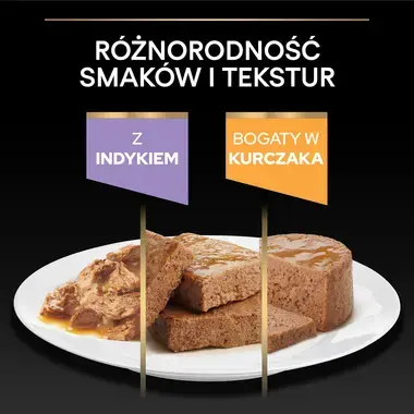 PRO PLAN® HEALTHY START KITTEN, Karma mokra dla kociąt, Delikatne kawałki z Indykiem w sosie