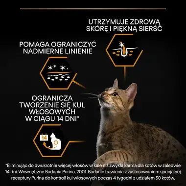 PRO PLAN® Adult DERMA CARE, Karma sucha dla kotów dorosłych o wrażliwej skórze, Bogata w Łososia