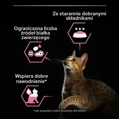 PRO PLAN® Adult DELICATE, Karma mokra dla kotów dorosłych o wrażliwym układzie pokarmowym, Delikatny mus Bogaty w Indyka