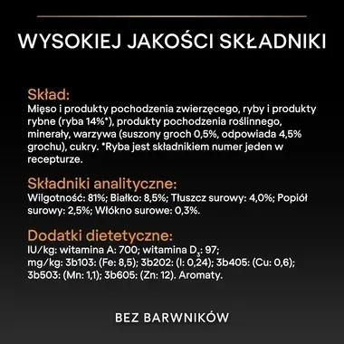 PRO PLAN Wet Adult – karma z rybą w galaretce dla psów wszystkich ras