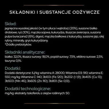 PRO PLAN® SENSITIVE DIGESTION, Karma sucha dla szczeniąt ras dużych atletycznych i z wrażliwym układem pokarmowym, Bogata w J