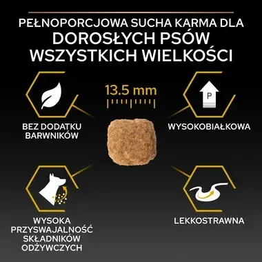 PRO PLAN® LIGHT/STERILISED, Karma sucha dla dorosłych psów z tendencją do nadwagi lub po zabiegu sterylizacji, Bogata w Jagni