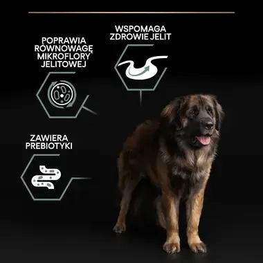 PRO PLAN® SENSITIVE DIGESTION, Karma sucha dla dorosłych psów ras dużych z wrażliwym układem pokarmowym, Bogata w Jagnięcinę