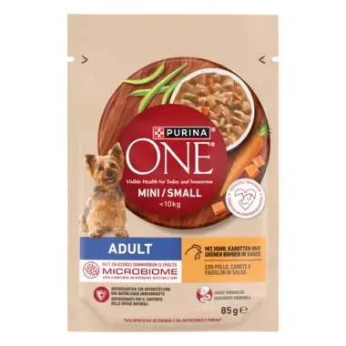 Purina ONE Mini/Small Adult – karma z kurczakiem, marchewką i fasolką