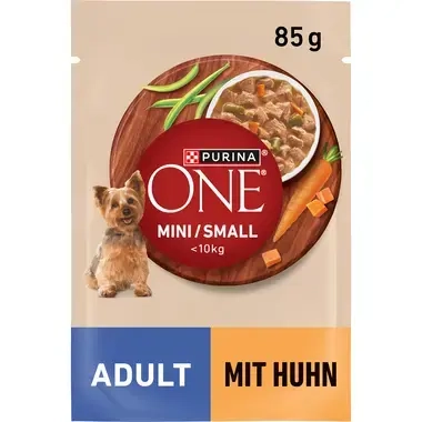 Purina ONE Mini/Small Adult – karma z kurczakiem, marchewką i fasolką