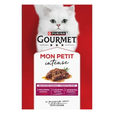 Gourmet® Mon Petit Intense mięsne fileciki