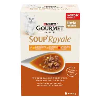 GOURMET™ SOUP ROYALE z Kurczakiem, Indykiem i Wołowina