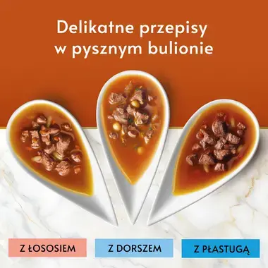 GOURMET™ SOUP z Tunczykiem, łososiem i dorszem