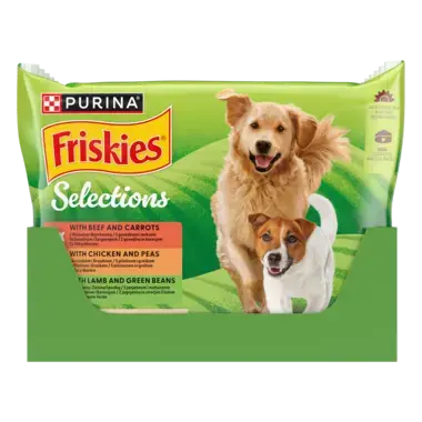 Friskies® Karma dla psów w galaretce (4 x 100 g)