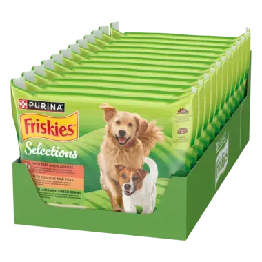 Friskies® Karma dla psów w galaretce (4 x 100 g)