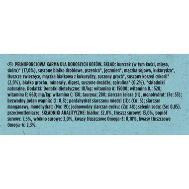 Purina® ONE® Dual Nature Spirulina – sucha karma z kurczakiem dla kotów