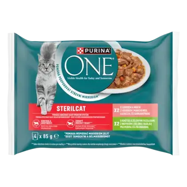Purina® ONE® Sterilcat z Łososiem oraz Indykiem