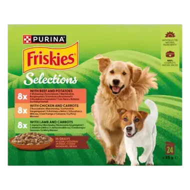 Friskies® Karma dla psów w sosie (12 x 100 g)
