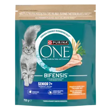 Purina® ONE® Senior 7+ Bogata w kurczaka i pełne ziarna