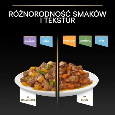 Karma mokra PRO PLAN® dla psów dorosłych wszystkich wielkości, receptura bezzbożowa, Bogata w Rybę w Sosie